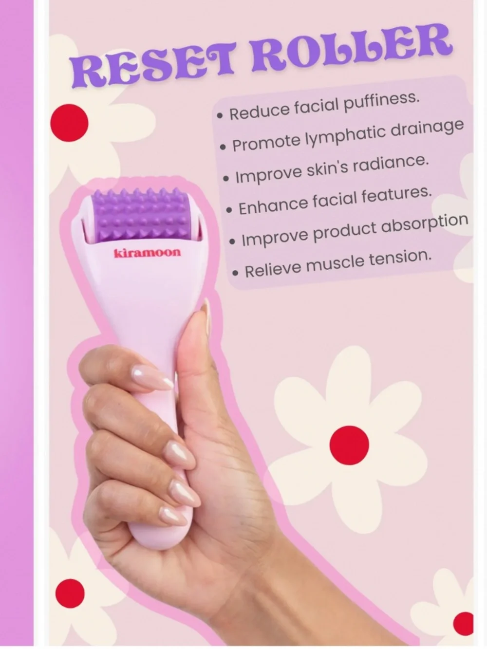 Reset Roller Massaging Facial Tool